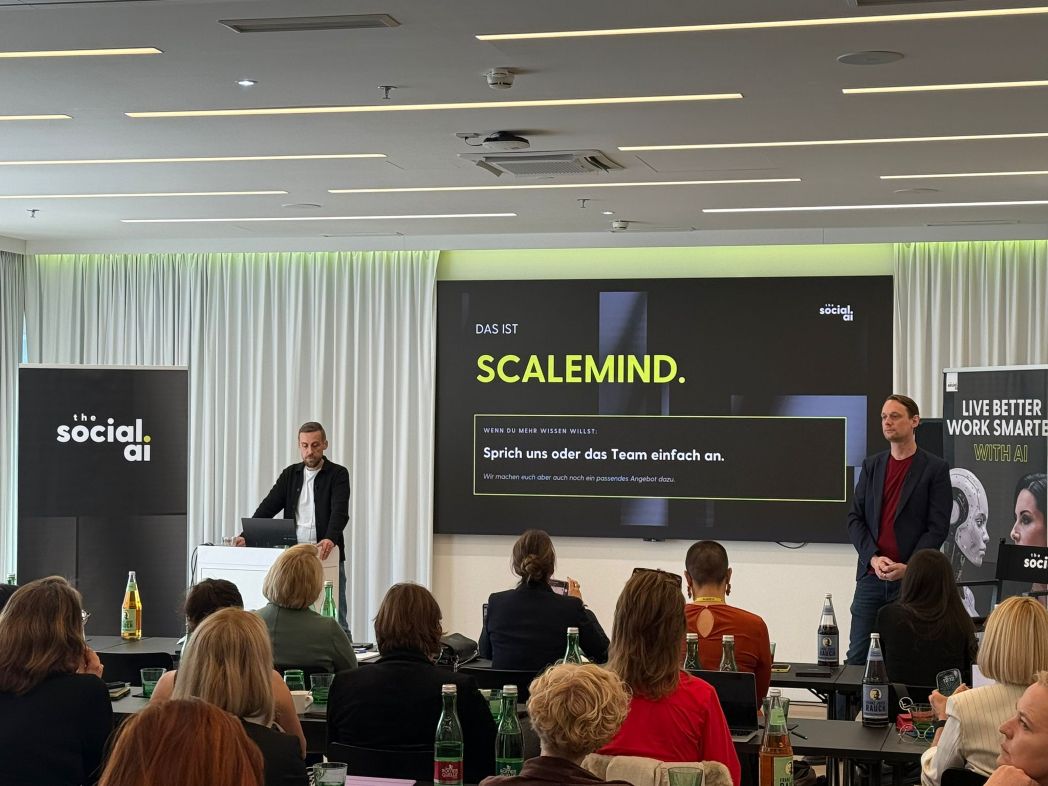 ScaleMind Keynote vor Publikum