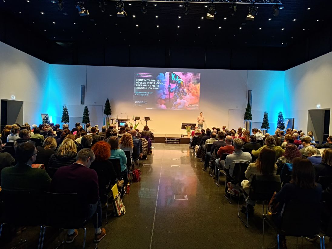 Keynote vor großem Publikum